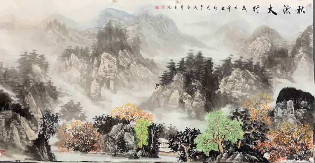 展讯甘竹轩墨彩映像卢少波国画系列作品展