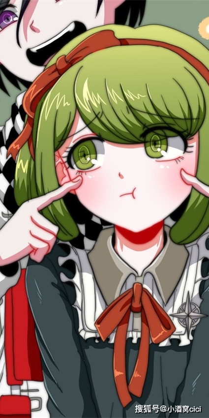 弹丸论破王马小吉和其他角色的奇怪组合动漫全面屏壁纸