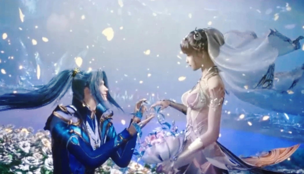 三美婚纱装来袭荣荣颜值升级小舞减龄成小妹看着比竹清还小