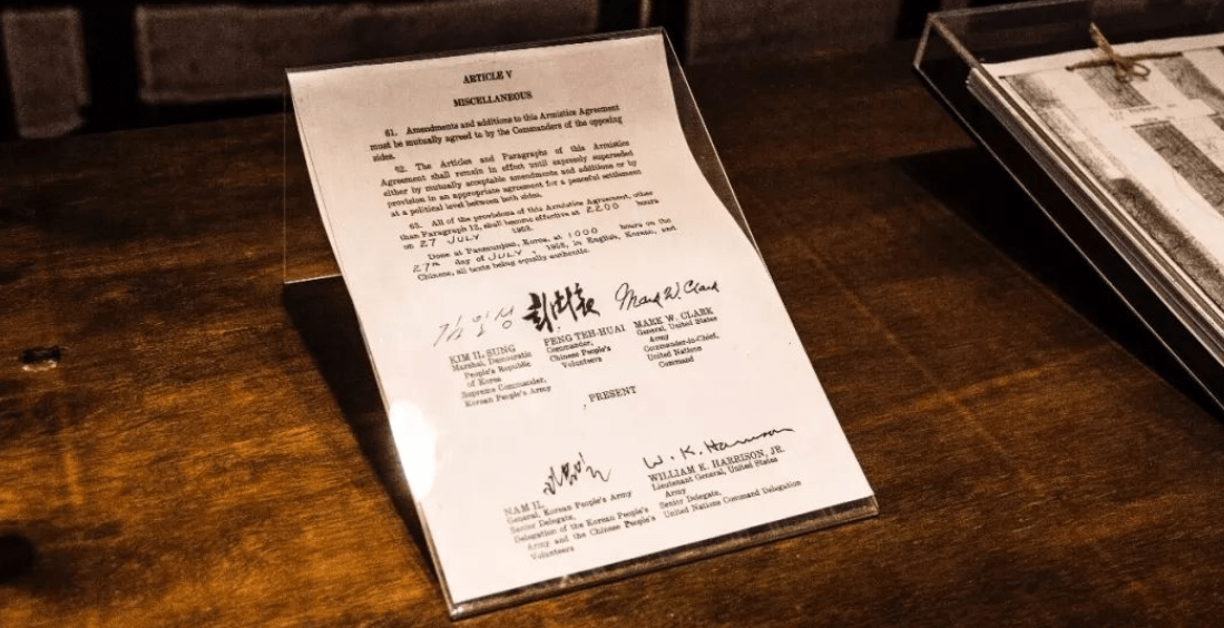 原创朝鲜停战协定韩国虽无权签字却必须要执行原因让人哭笑不得