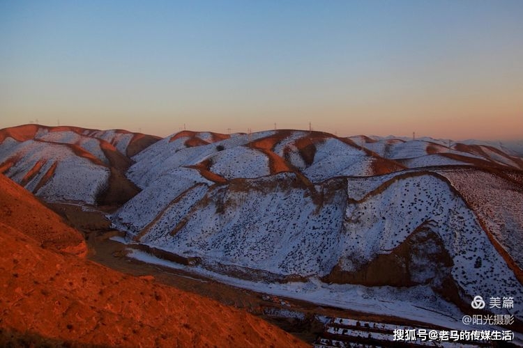 靖远县摄影师刘文：当夏天的雪邂逅冬天的雪