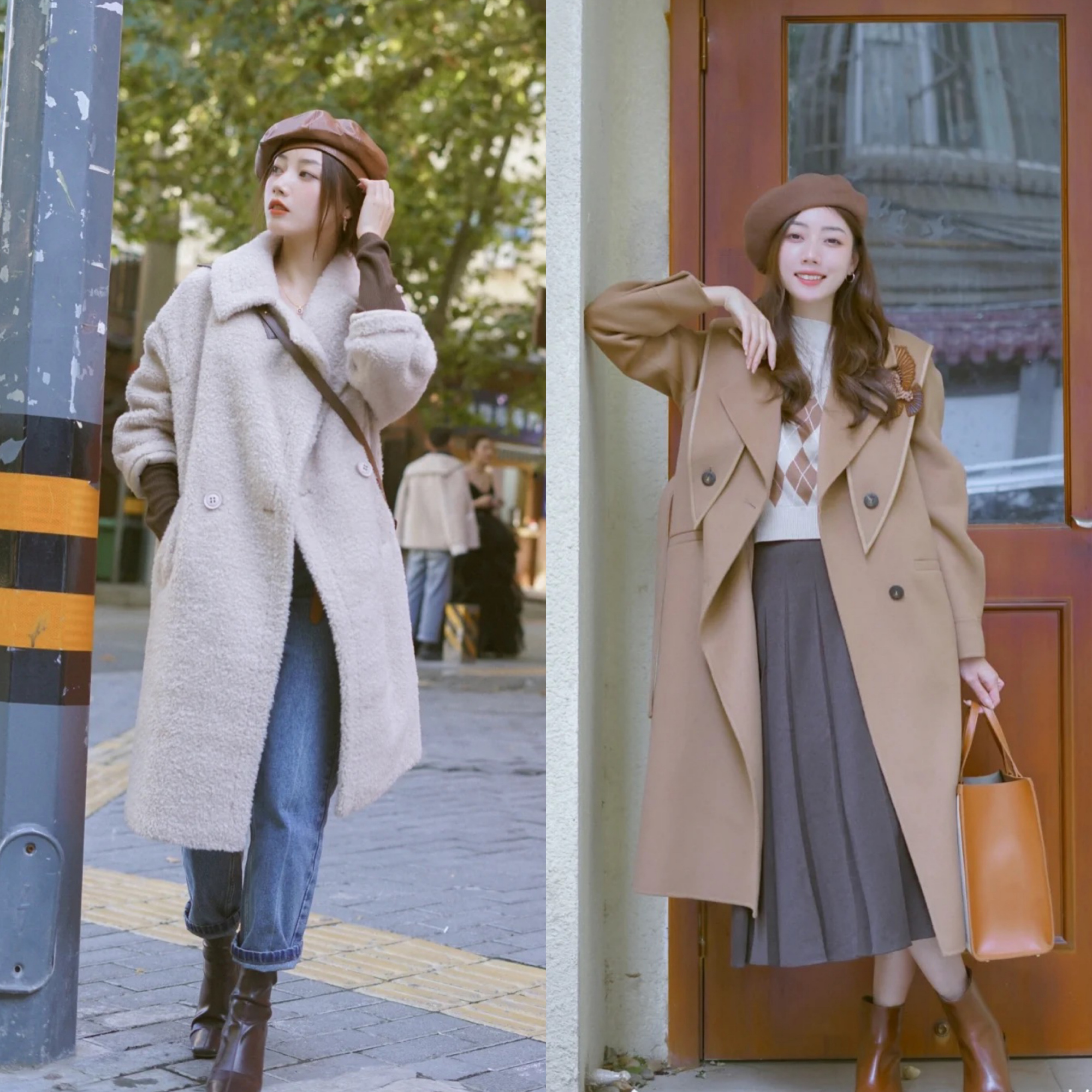 显得 穿来穿去,还是“大衣+短靴”最优雅,随心搭配时髦高级