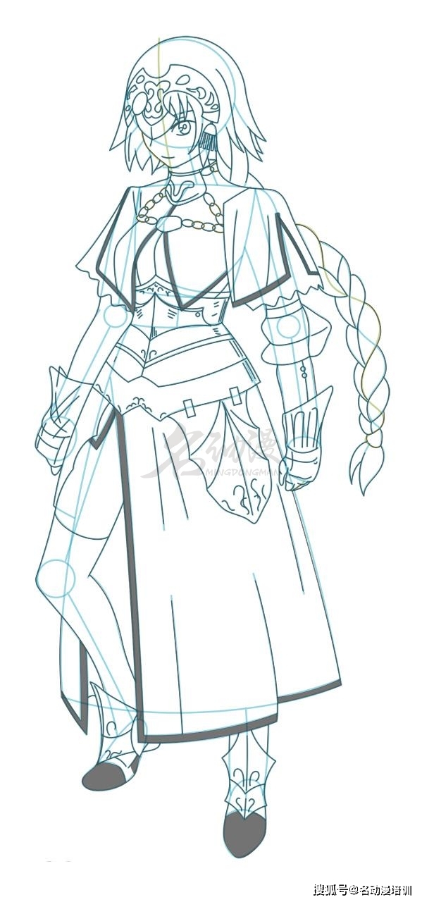 fateapocrypha贞德绘画方法