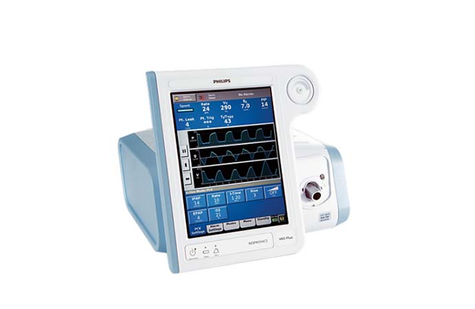 呼吸机设计呼吸机设计飞利浦 v60 plus 呼吸机利用了无创 (niv) 功能