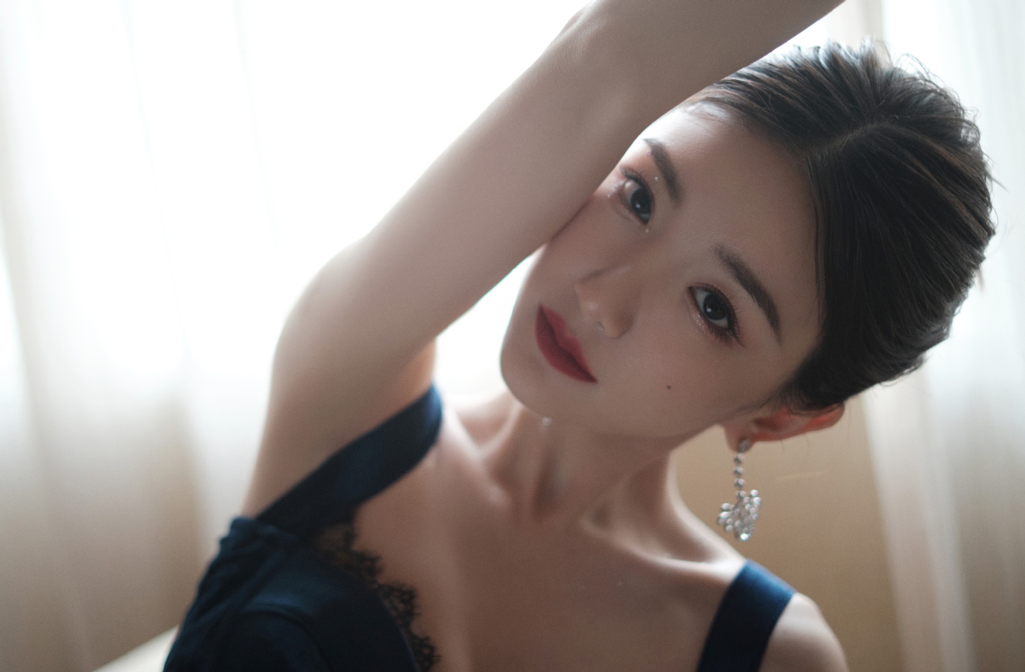 路线清纯小花怎么变成这样了？她到底动了哪里？