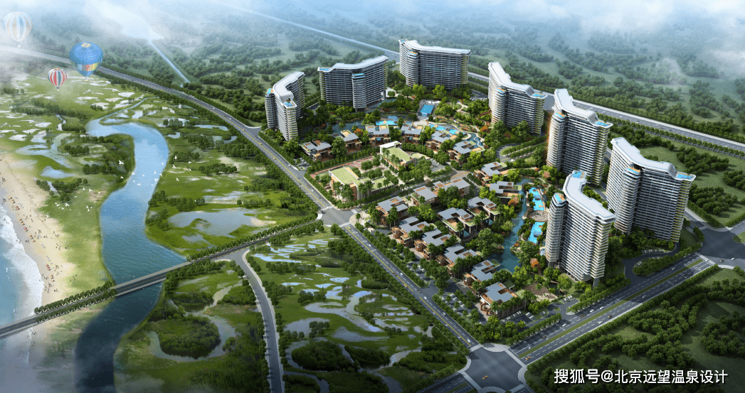 海南三亚红塘湾温泉城规划设计方案