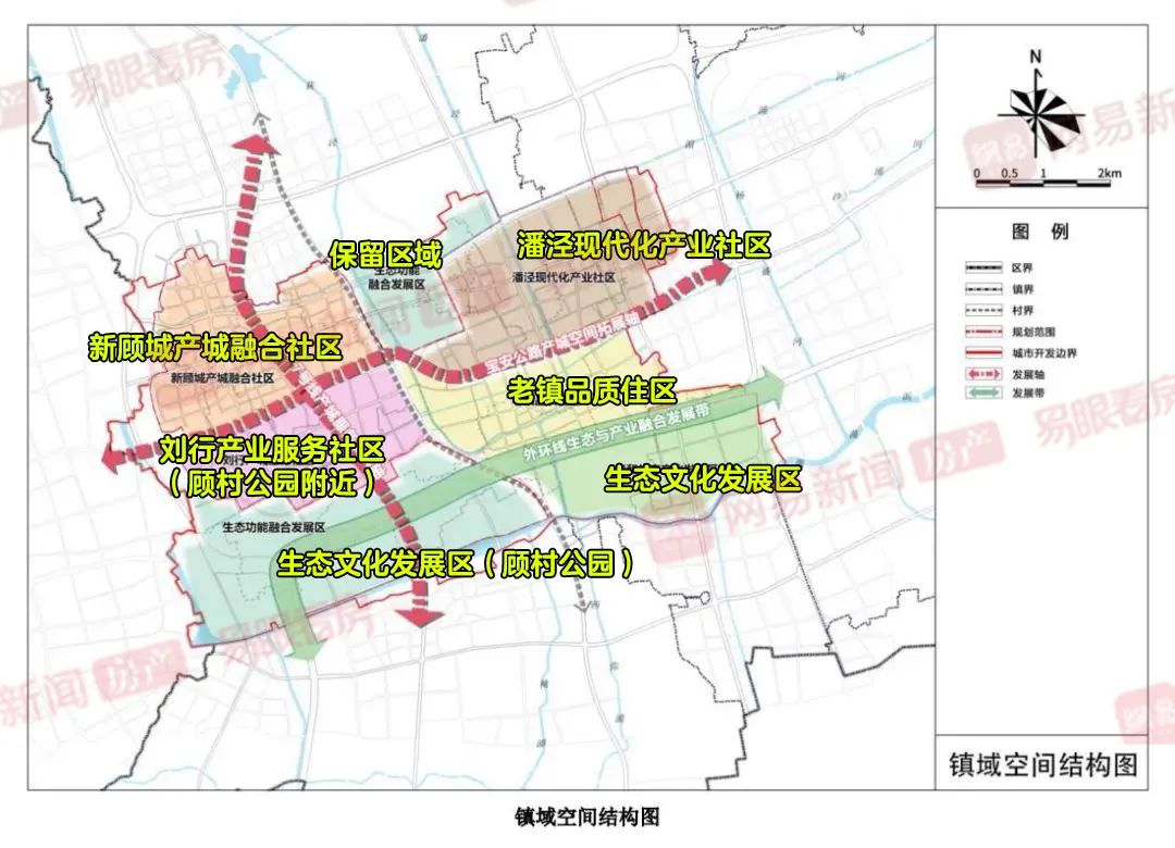 宝山公布的《宝山区顾村镇国土空间总体规划》(2019-2035)中,对顾村镇