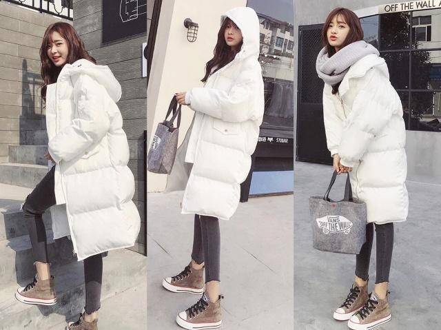 黑色 冬天大衣、羽绒服+围巾才是YYDS!随便凹出森系少女感，气质大提升