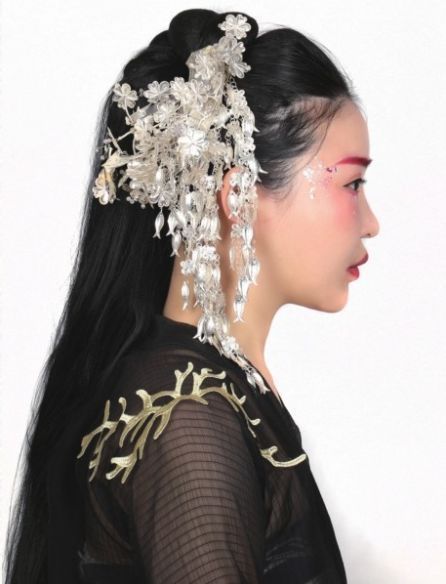 亮片谁家锦鲤误入池塘，锦鲤姬妆发图解