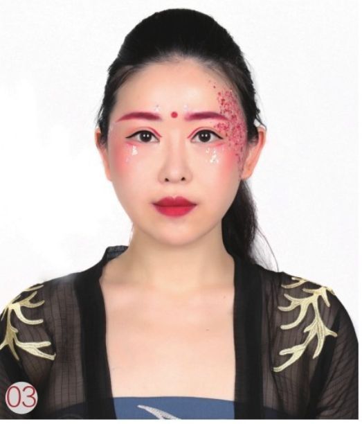 亮片谁家锦鲤误入池塘，锦鲤姬妆发图解
