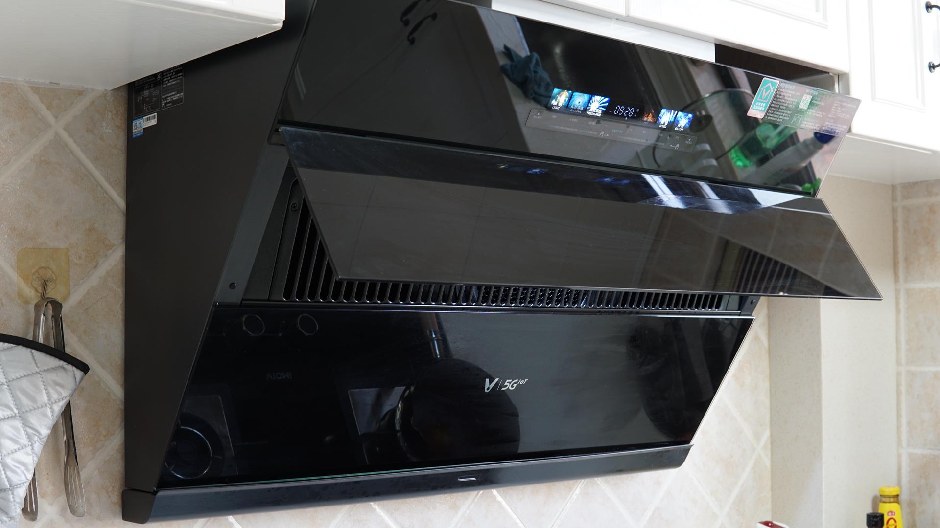 云米wing A1智能烟灶套装测评：彩图触联，老人轻松上手！