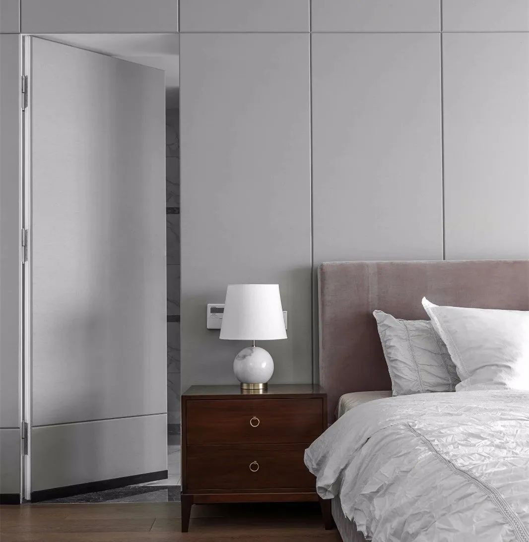 木饰面,边框造型,屏风造型,柜门充当房门,软硬包隐形门等,至于要用哪