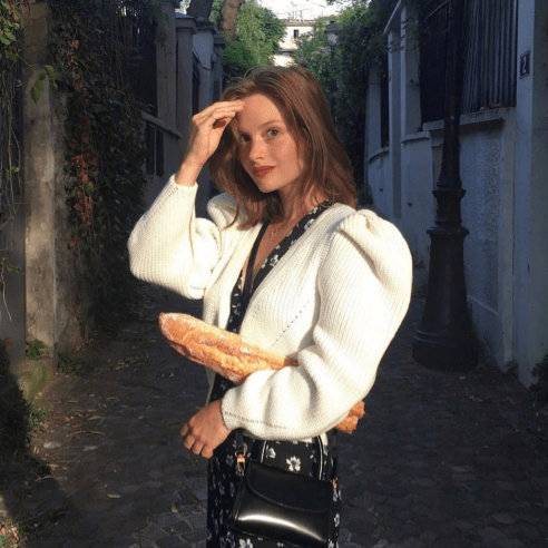 设计 身材娇小的法国时尚博主Camille Yolaine 158穿出法式复古风