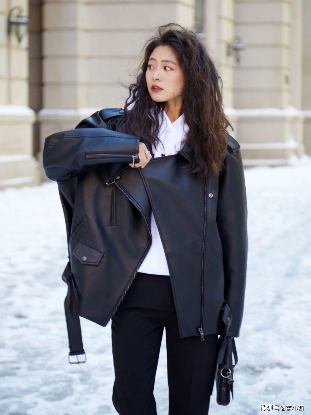 黑色 冬季耍帅就选“皮衣外套”，这4款正受宠，轻松驾驭无压力