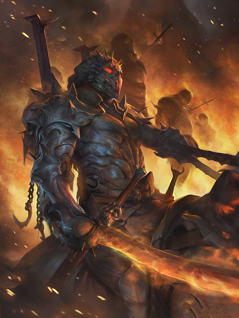 插画 史诗级欧美风CG战争场景插画作品 ，火爆场面让人无比震撼