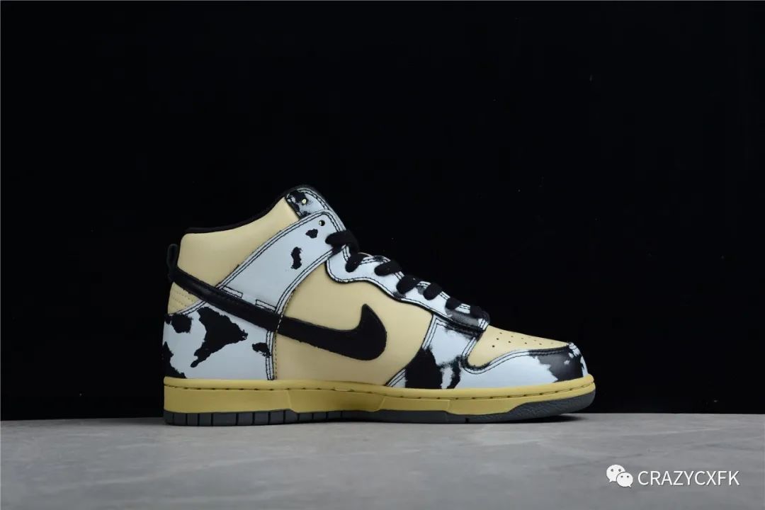 Nike 耐克 Nike SB Dunk High 1985 Black Acid Wash 酸洗扎染高帮复古板鞋