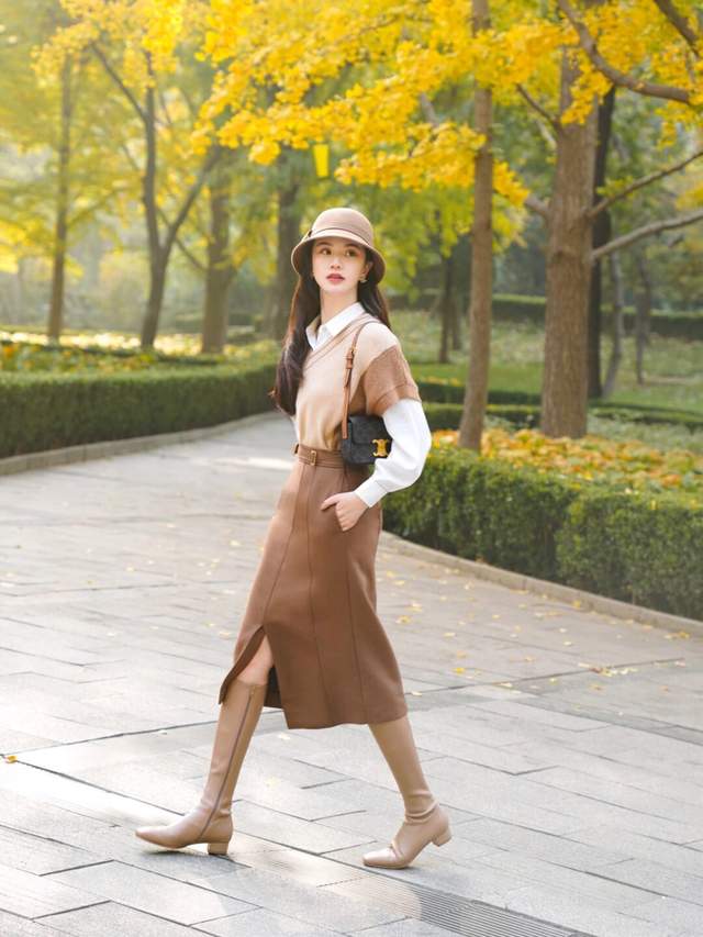 配饰 冬季最美的打开方式,“大衣+毛衣”才是王炸cp,保暖又洋气