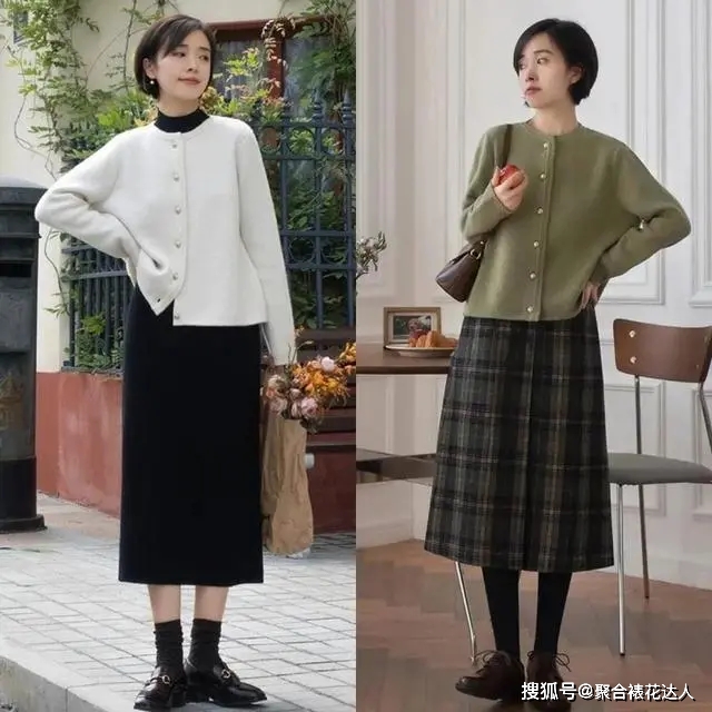 身材 冬日不知道该怎么穿?穿“毛衣+半身裙”，让你轻松秀出女人味