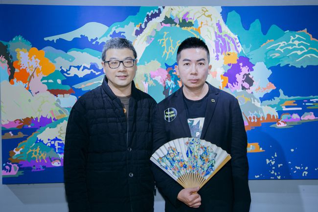 这个留德抽象艺术家的作品很国潮 陈欣个展《一程山水》在构得画廊