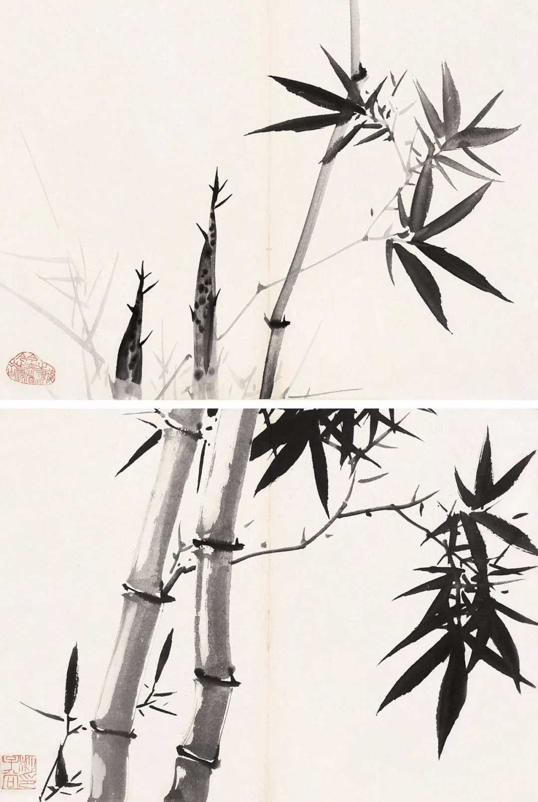 柳子谷画竹萧萧有声