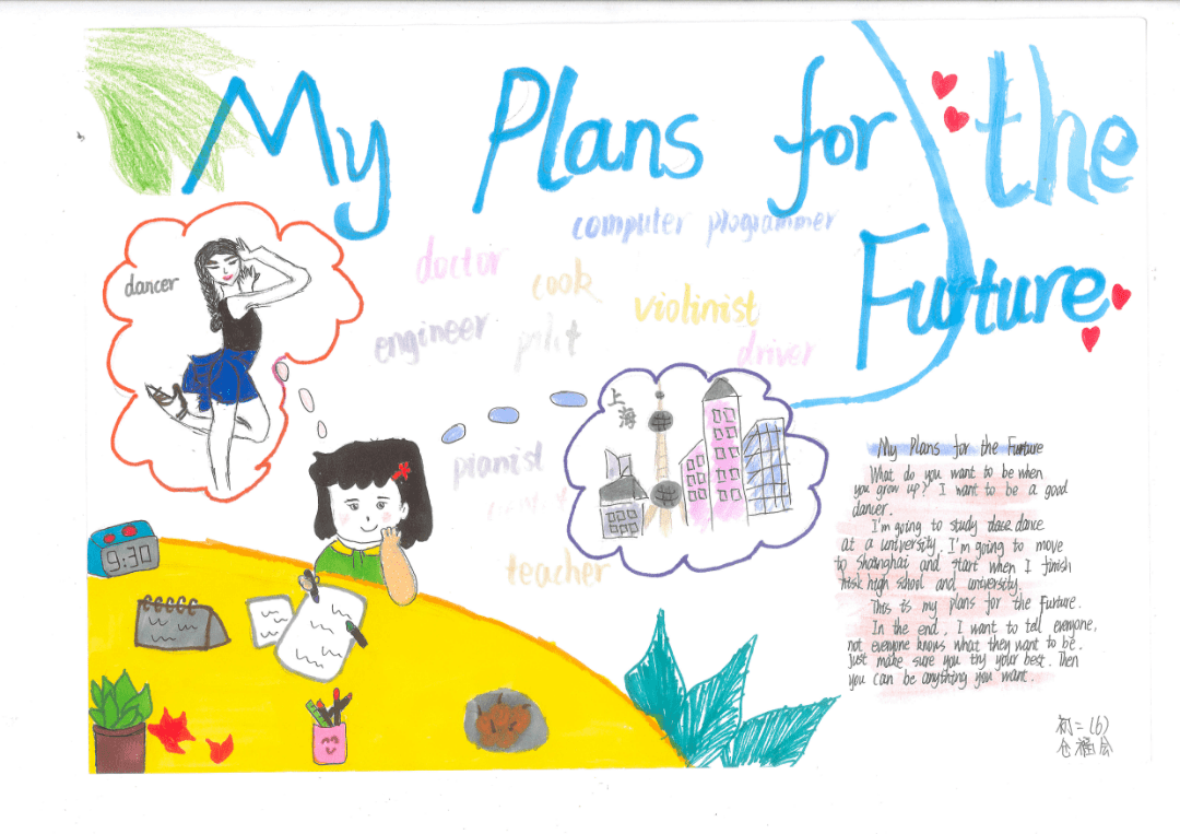一等奖"my future plans"荣获一等奖的学生合影及作品展示01此次比赛