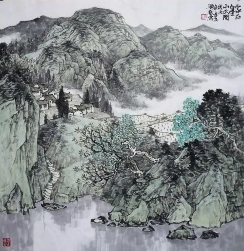 燕赵四杰梁兴艺艺术作品赏析