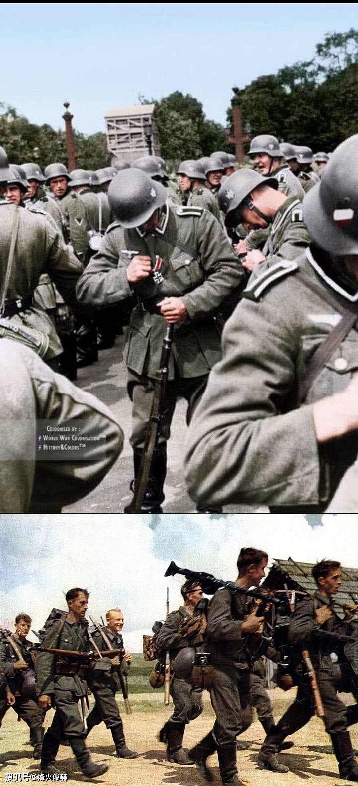 1939年的德军:步兵营满编820人,运输主要靠骡马大车_机械化军队_二战
