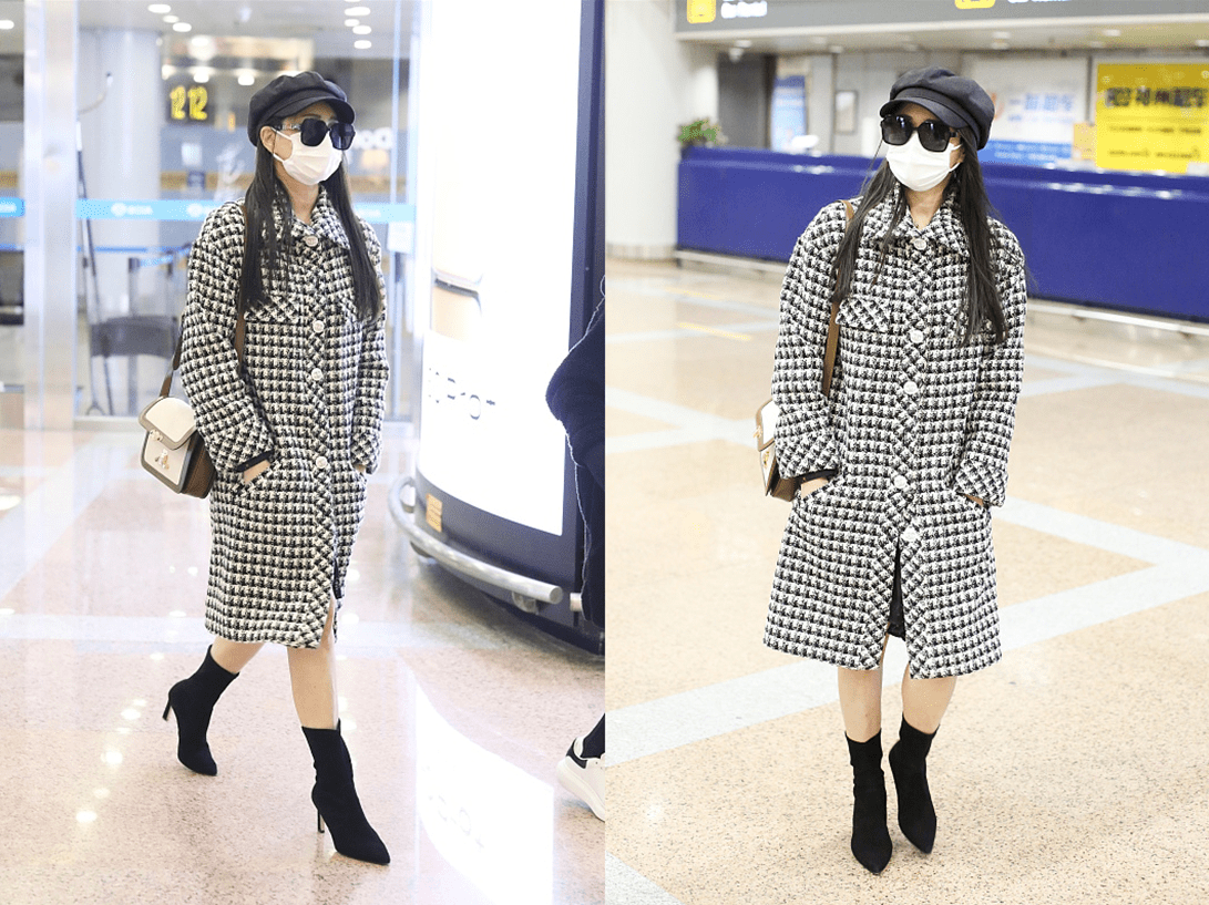 岁数 真羡慕伊能静的气质，这么大岁数穿一身红真不土，相反更“撩人”