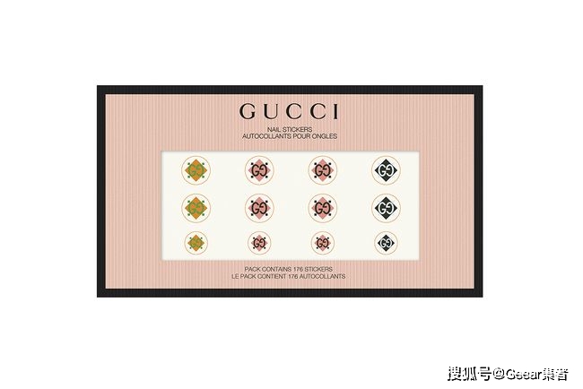 BeautyGucci Beauty推出限量版美甲贴纸！人人都可轻松塑造Gucci Nail