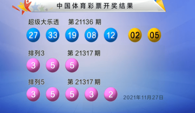 后区开02+05！大乐透第21136期开奖：前区大小比为3-2