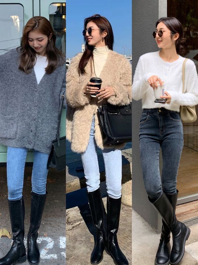 姐妹 衬衫与针织衫都是秋冬季节里比较时髦的单品