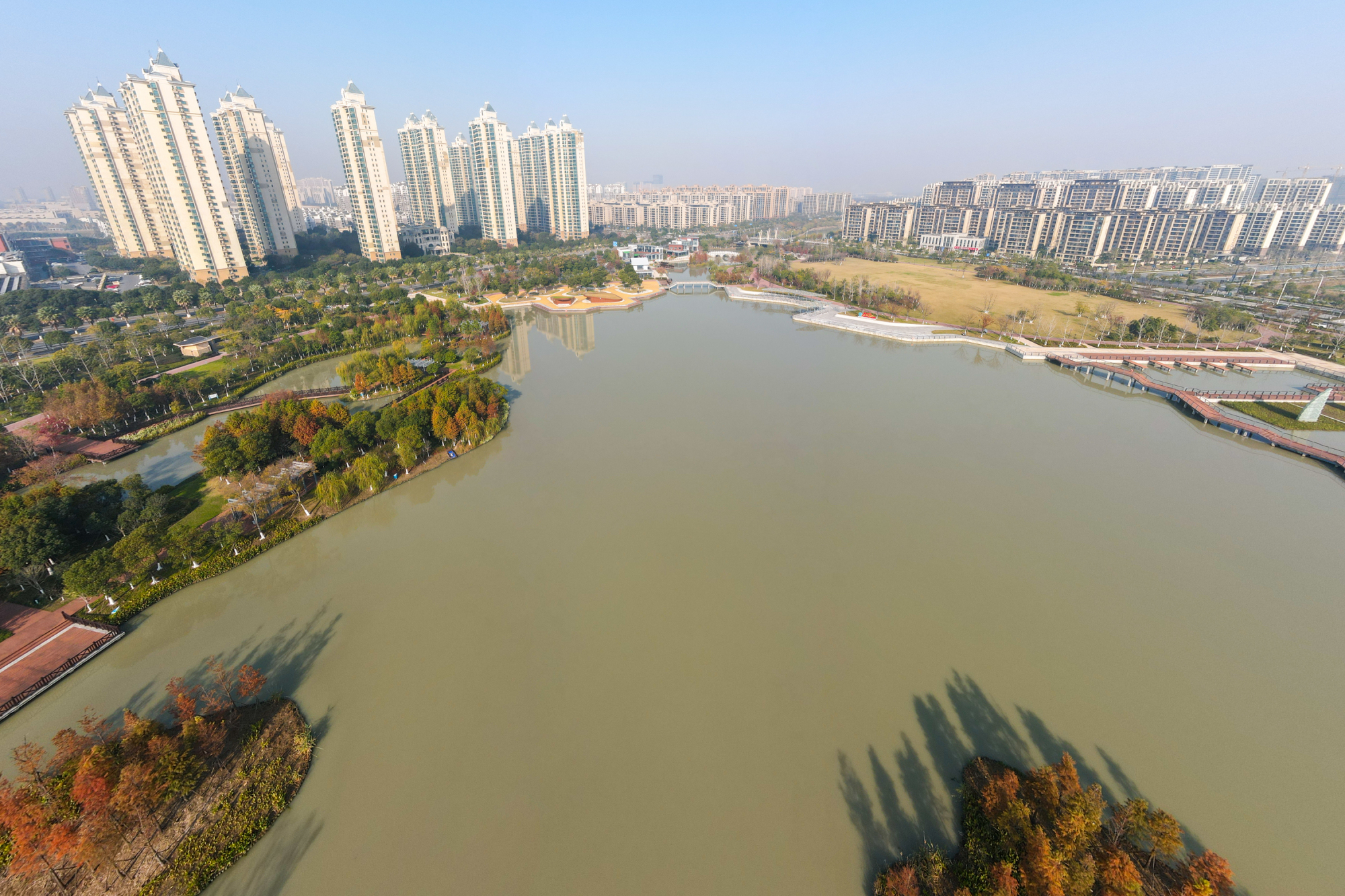 海盐|海盐梦湖公园，距海边仅1公里的免费公园，周末休闲游打卡好去处