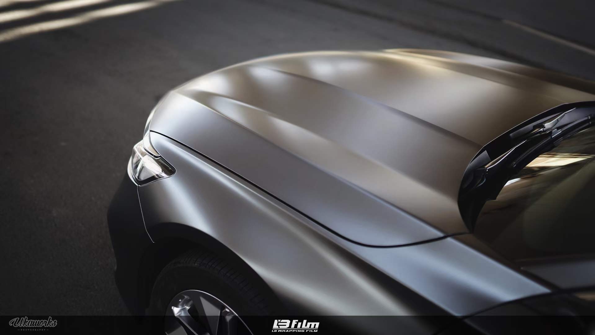 lbfilm改色膜本田雅阁电光金属战斗灰