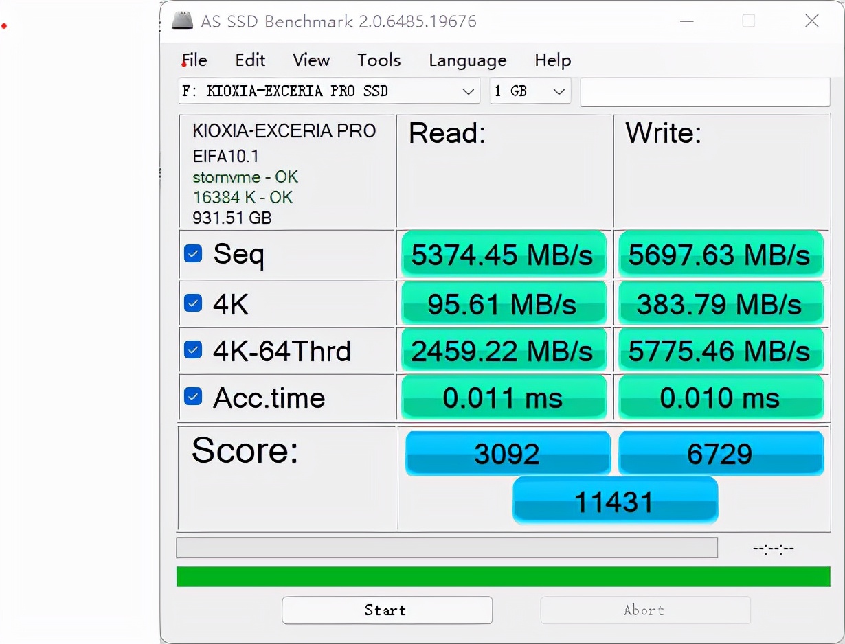 颜色|发烧级用户优选，铠侠EXCERIA PRO极至超速PCIe 4.0 SSD评测
