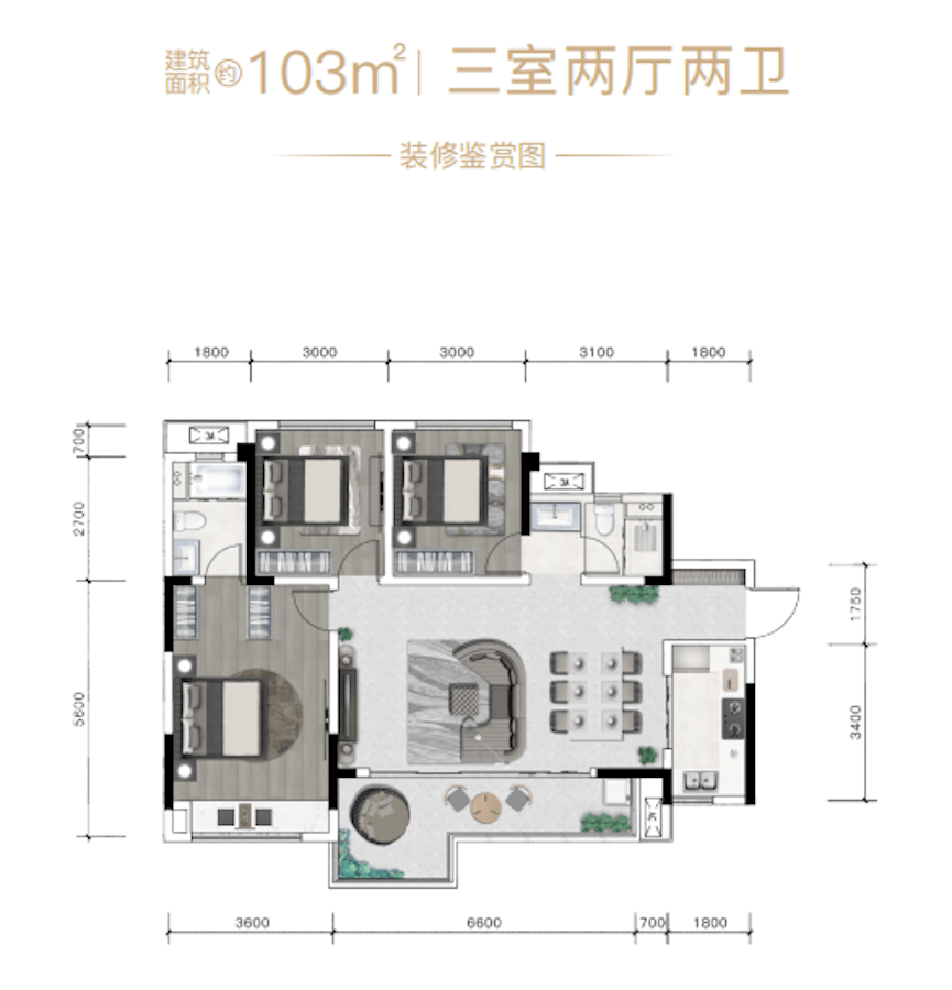 阆中滨江壹号户型图片