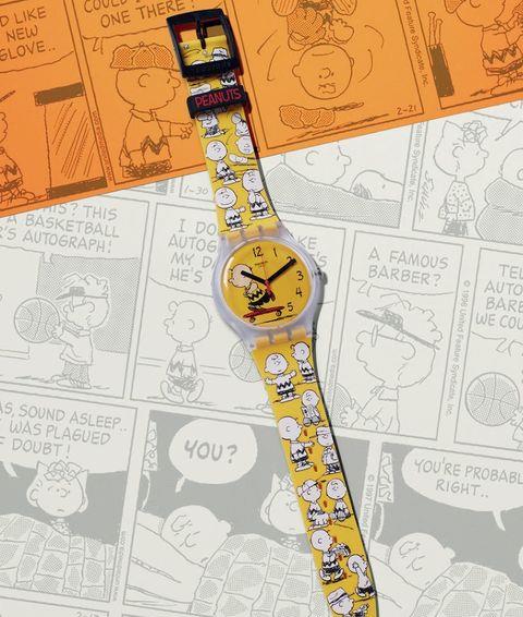 Swatch X Peanuts史努比联名可爱到尖叫!史努比经典角色腕表_手表_露西_的设计