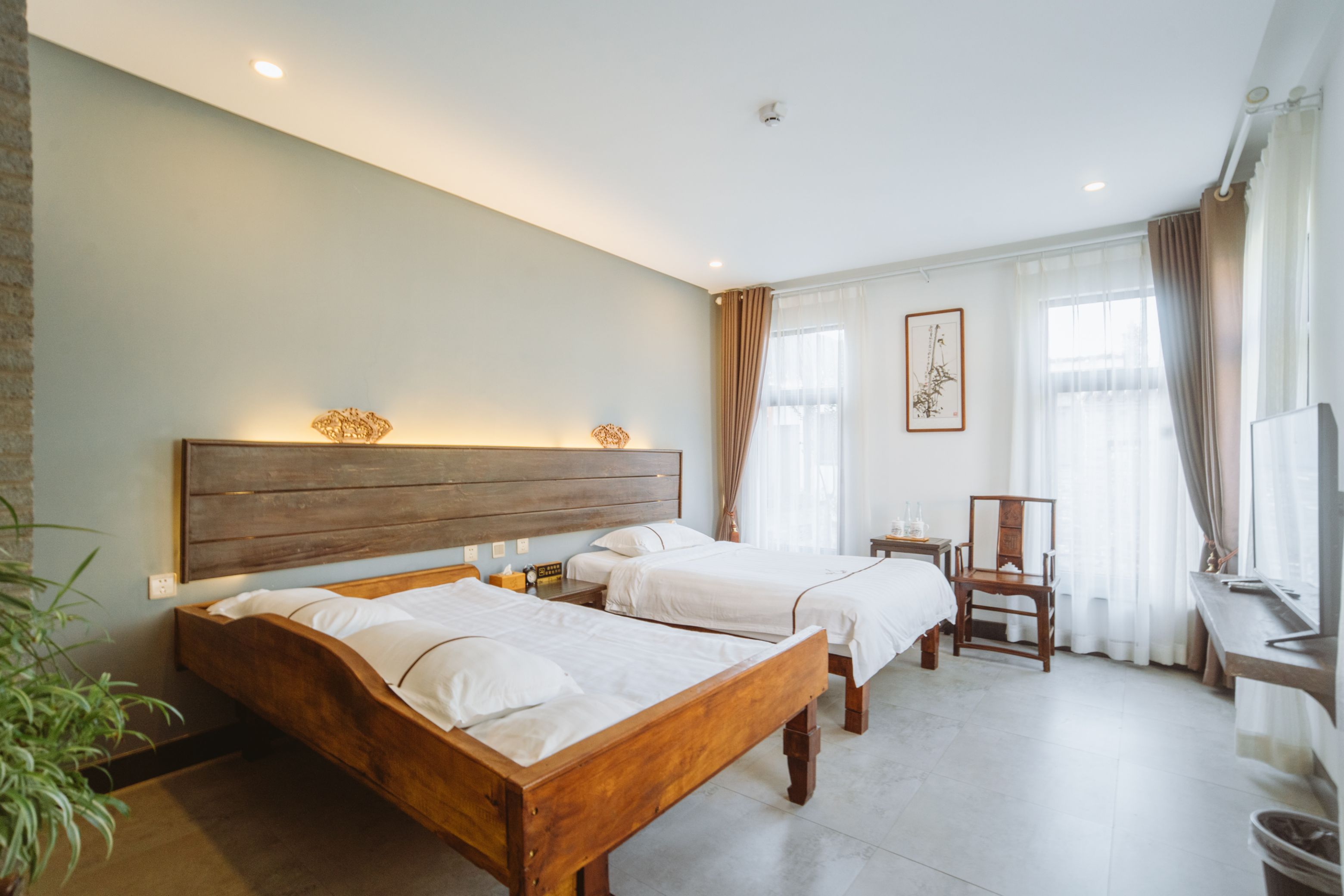 秦皇岛北戴河艺术气息浓厚的古典民宿如邻家小院般的田园惬意