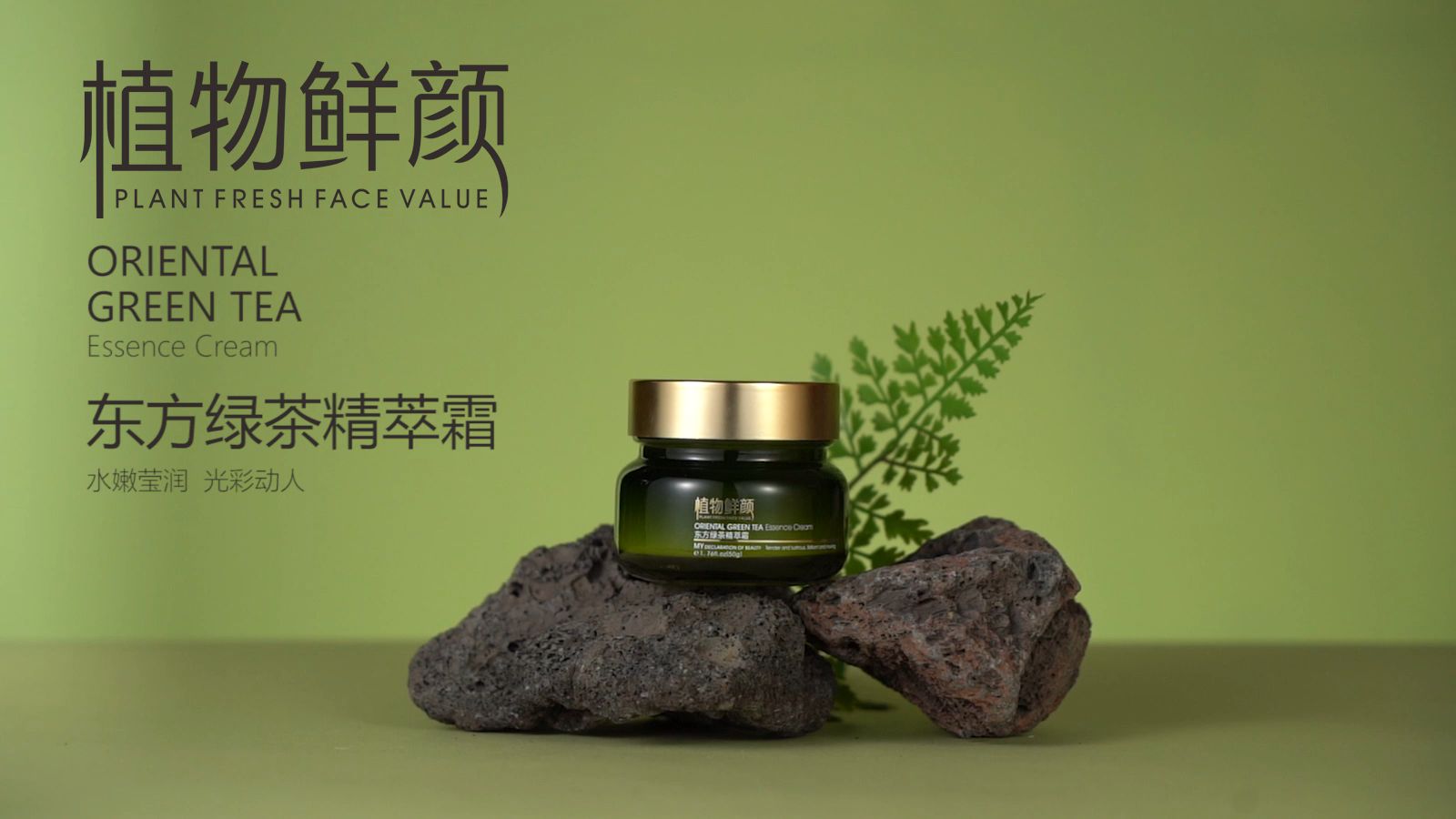 植物鲜颜东方绿茶精萃霜