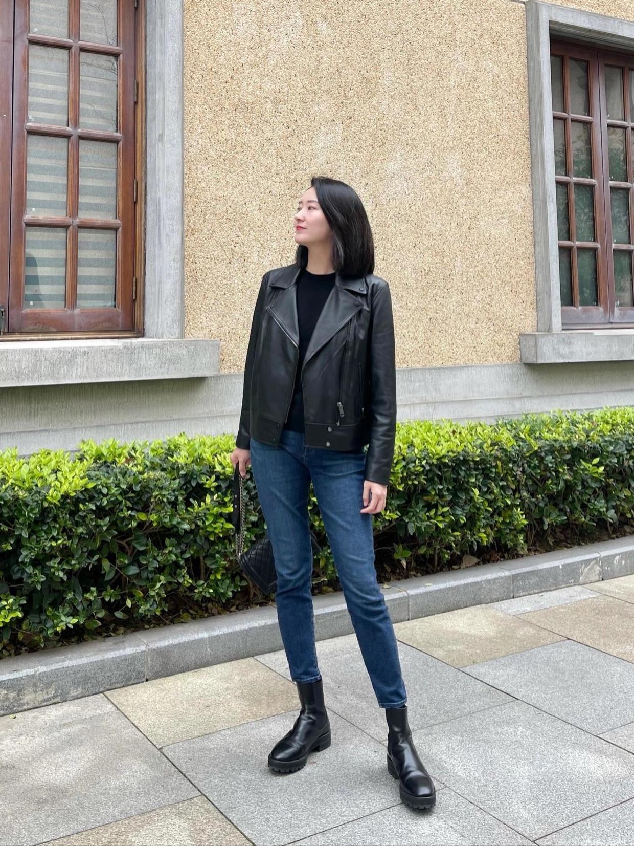 女王 个性满分的“皮衣外套”穿搭，飒气十足，让你也能秒变霸气女王