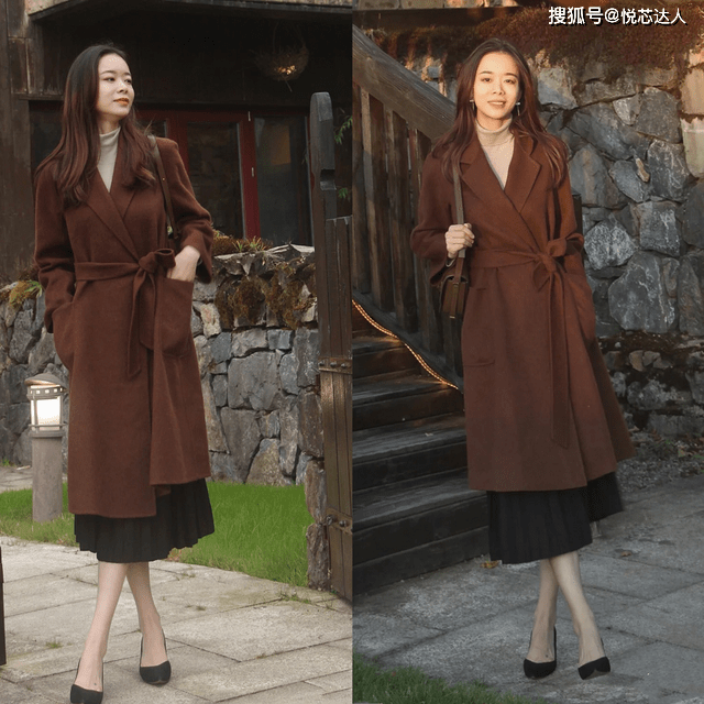 通身 40+中年女性，冬季通勤装这样穿太显气质了，高级又洋气