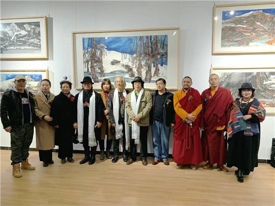 丹砂——"藏文化"主题展览在北京观禾艺术馆开幕_中国_腾模_著名画家