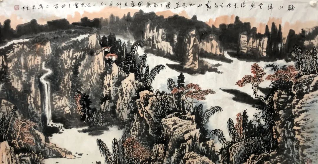 风景|展讯 | 山水风景 诗意境界——青州这场王海元书画展风景独好！