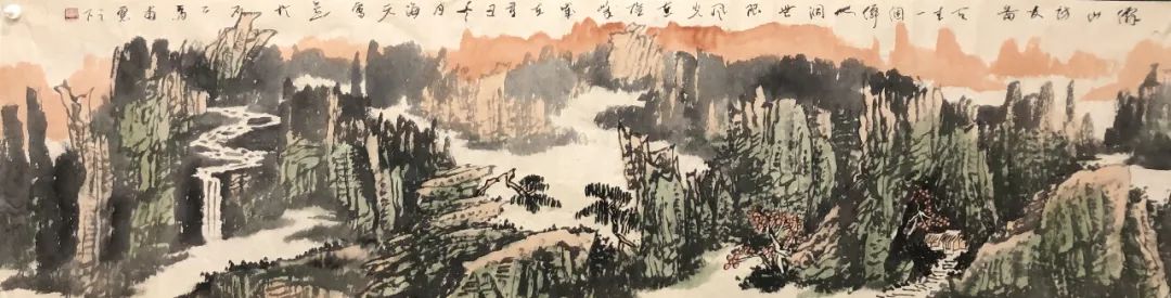 风景|展讯 | 山水风景 诗意境界——青州这场王海元书画展风景独好！