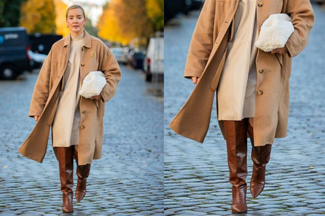 米色 穿不腻的米色，与少量棕色搭配会更时髦，学会这点还能穿出高级感