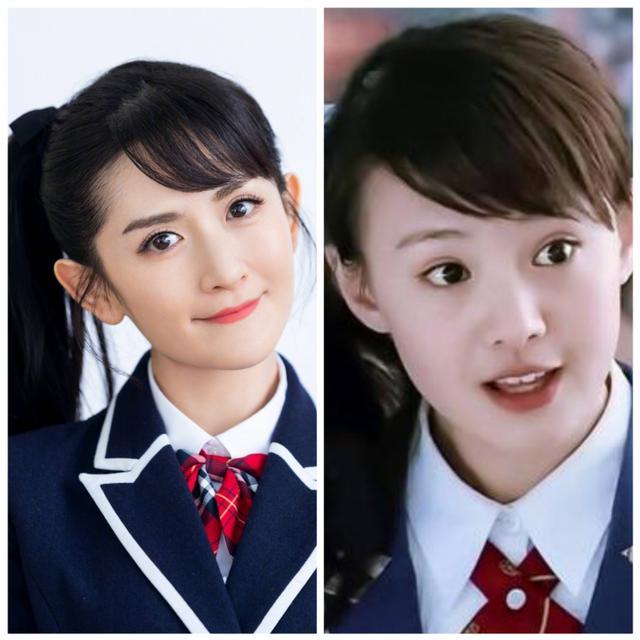设计 谢娜撞衫“楚雨荨”，小西装搭配格纹半裙青春减龄，看不出年龄差