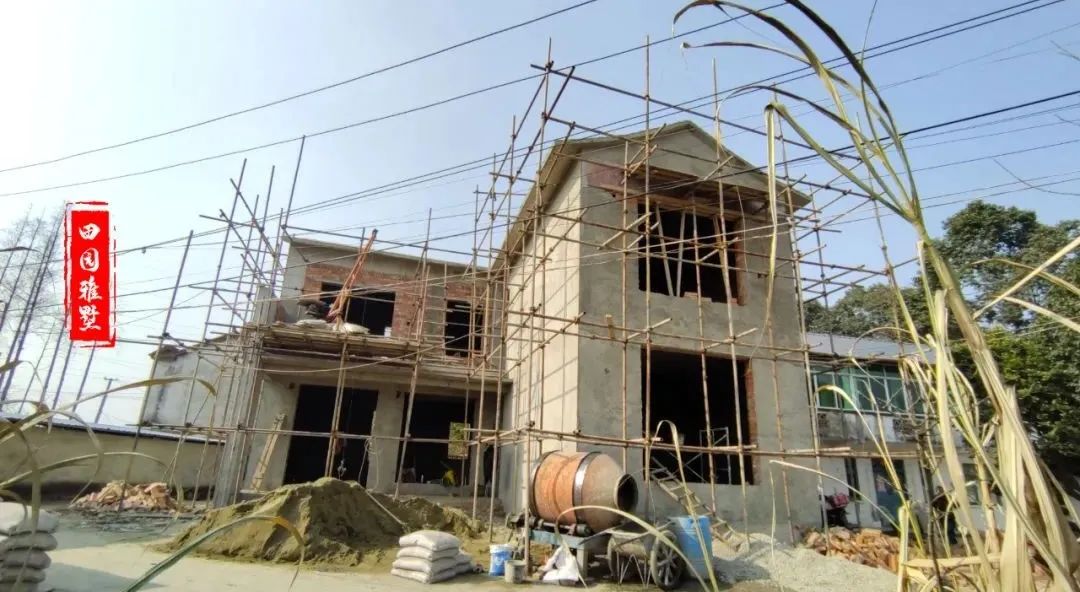 四川成都乡村别墅设计施工二层中式别墅四川农村别墅施工队