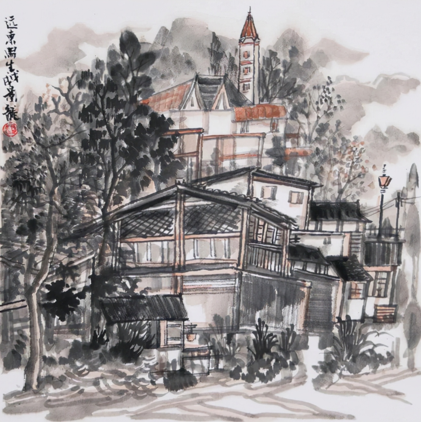 当代最具有收藏潜力的山水画家颜景龙