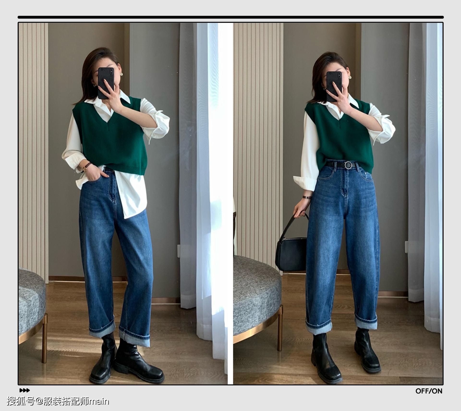 羊羔 黑色短靴有多百搭？借鉴这11套搭配示范，时髦洋气，轻松显高