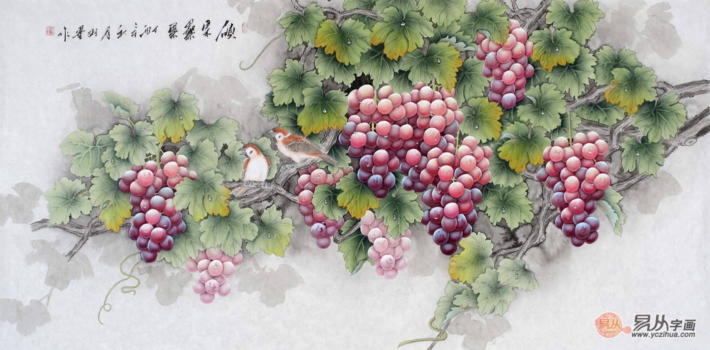 实力派画家羽墨:醉心花鸟,以神传情!