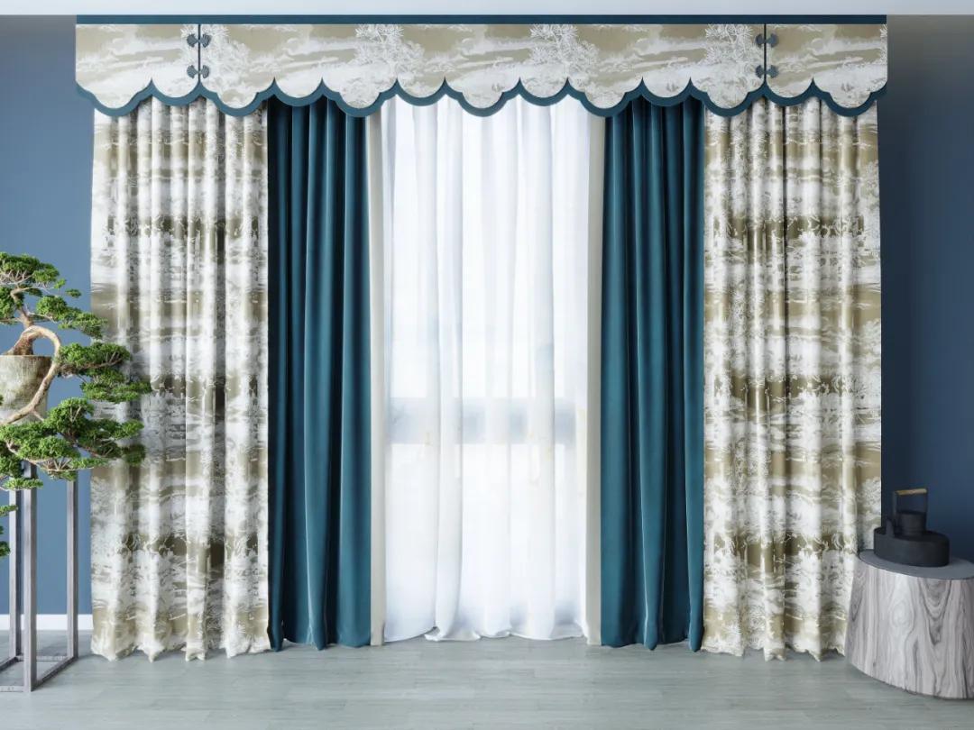 2021年最流行的轻奢风窗帘点击收藏